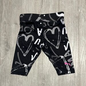 Puma Black and Gray Graffiti Print Athletic Shorts-missing tags